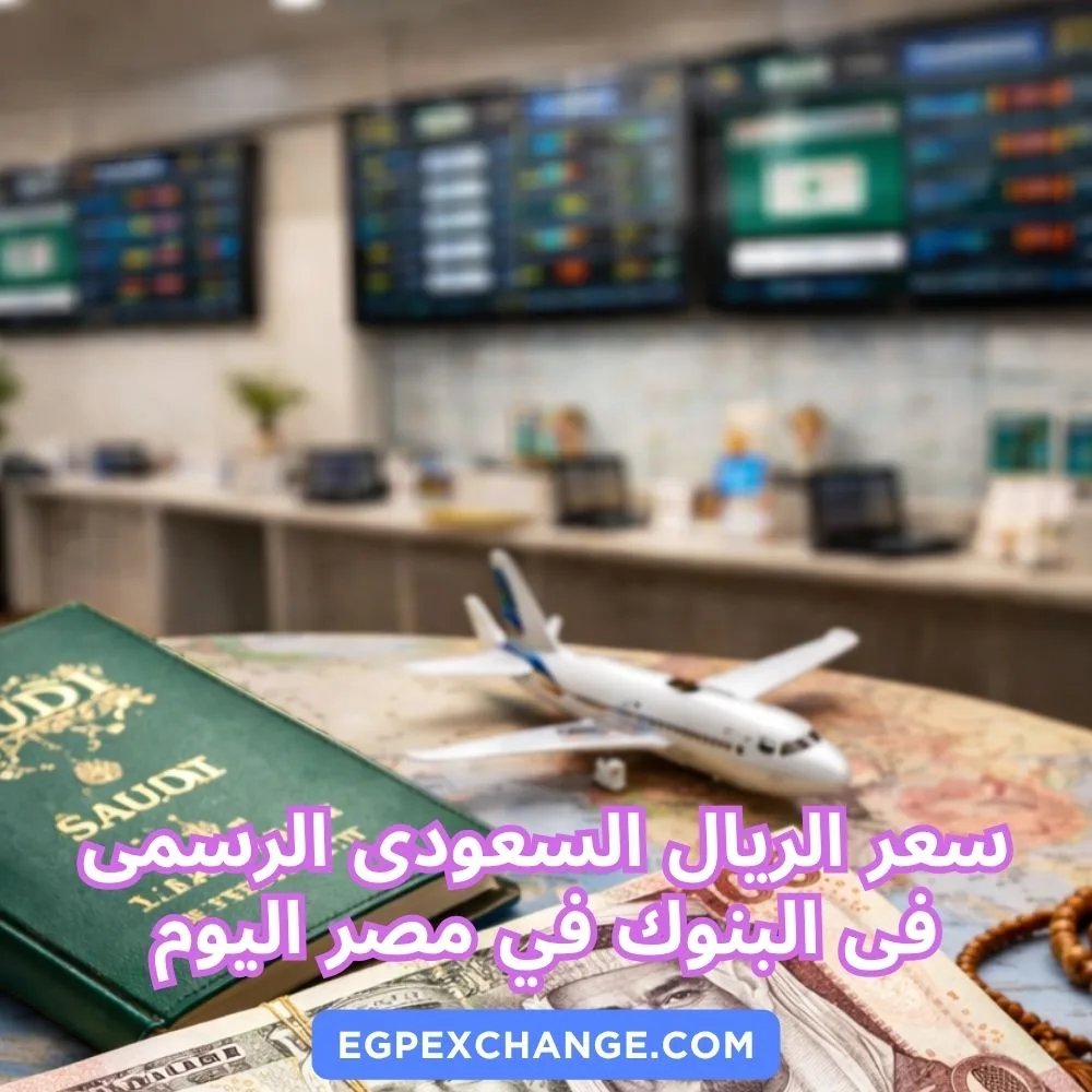 سعر الريال السعودى الرسمى فى البنوك في مصر اليوم