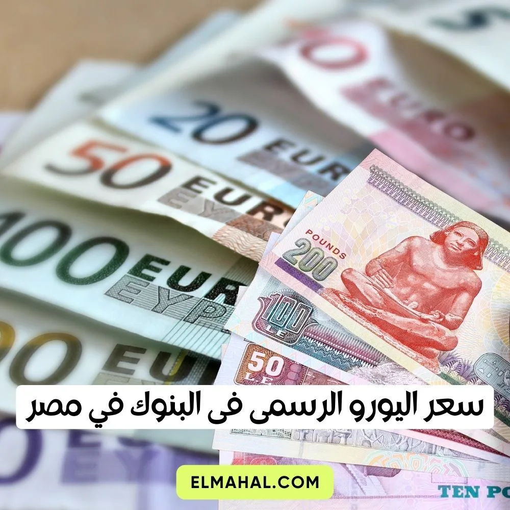 سعر اليورو الرسمى فى البنوك في مصر اليوم
