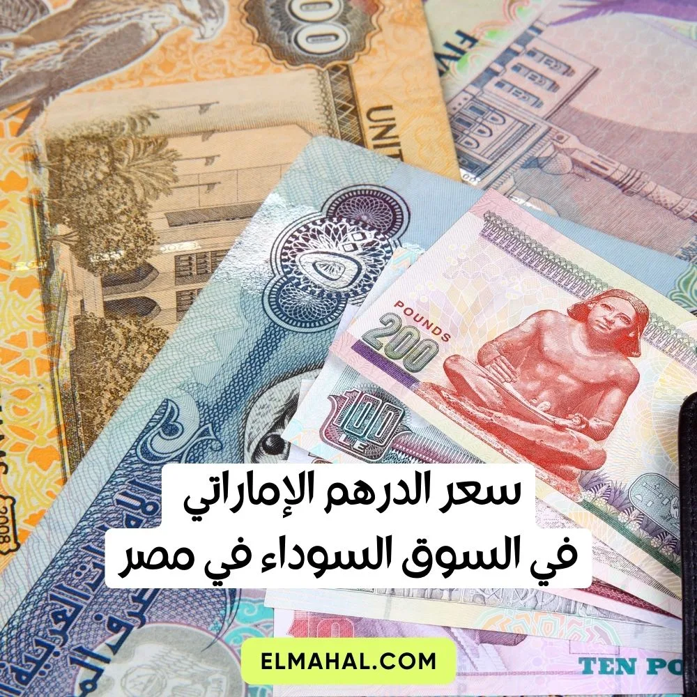سعر الدرهم الإماراتي في السوق السوداء في مصر اليوم