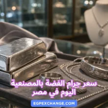 سعر جرام الفضة بالمصنعية اليوم في مصر